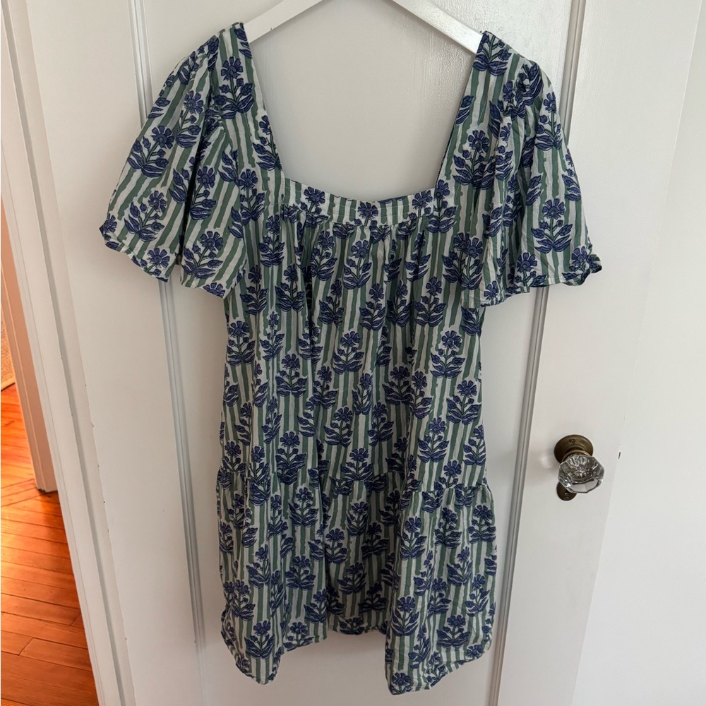 Ophelia & Indigo Puff Sleeve Dress